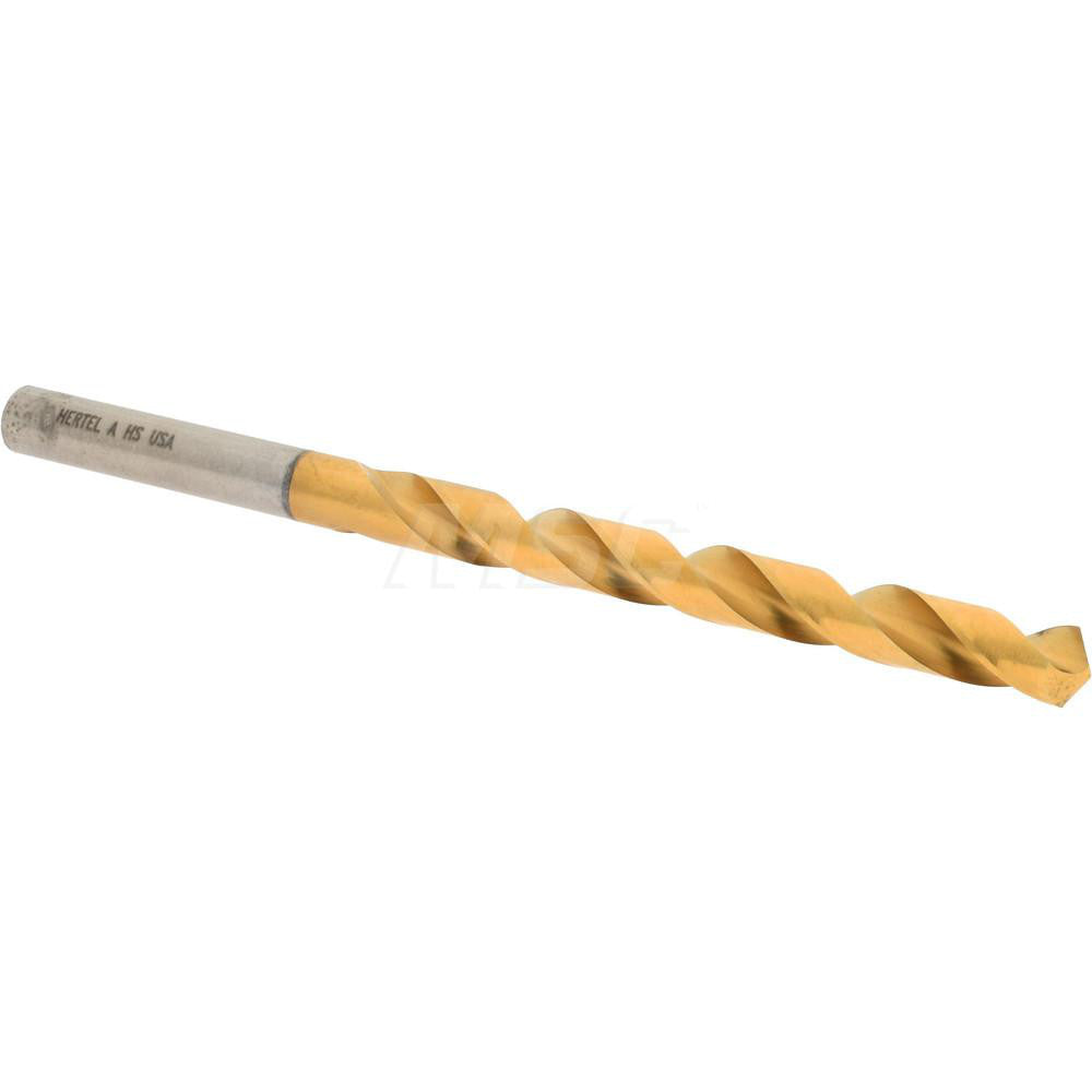 Hertel 84578509 Jobber Length Drill Bit Letter A, 118 °, High Speed Steel