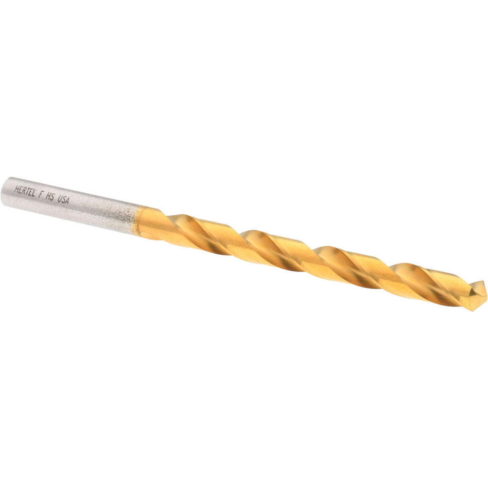 Hertel 84578574 Jobber Length Drill Bit Letter F, 118 °, High Speed Steel