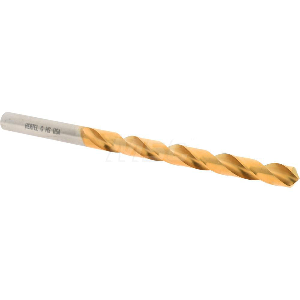 Hertel 84578582 Jobber Length Drill Bit Letter G, 118 °, High Speed Steel