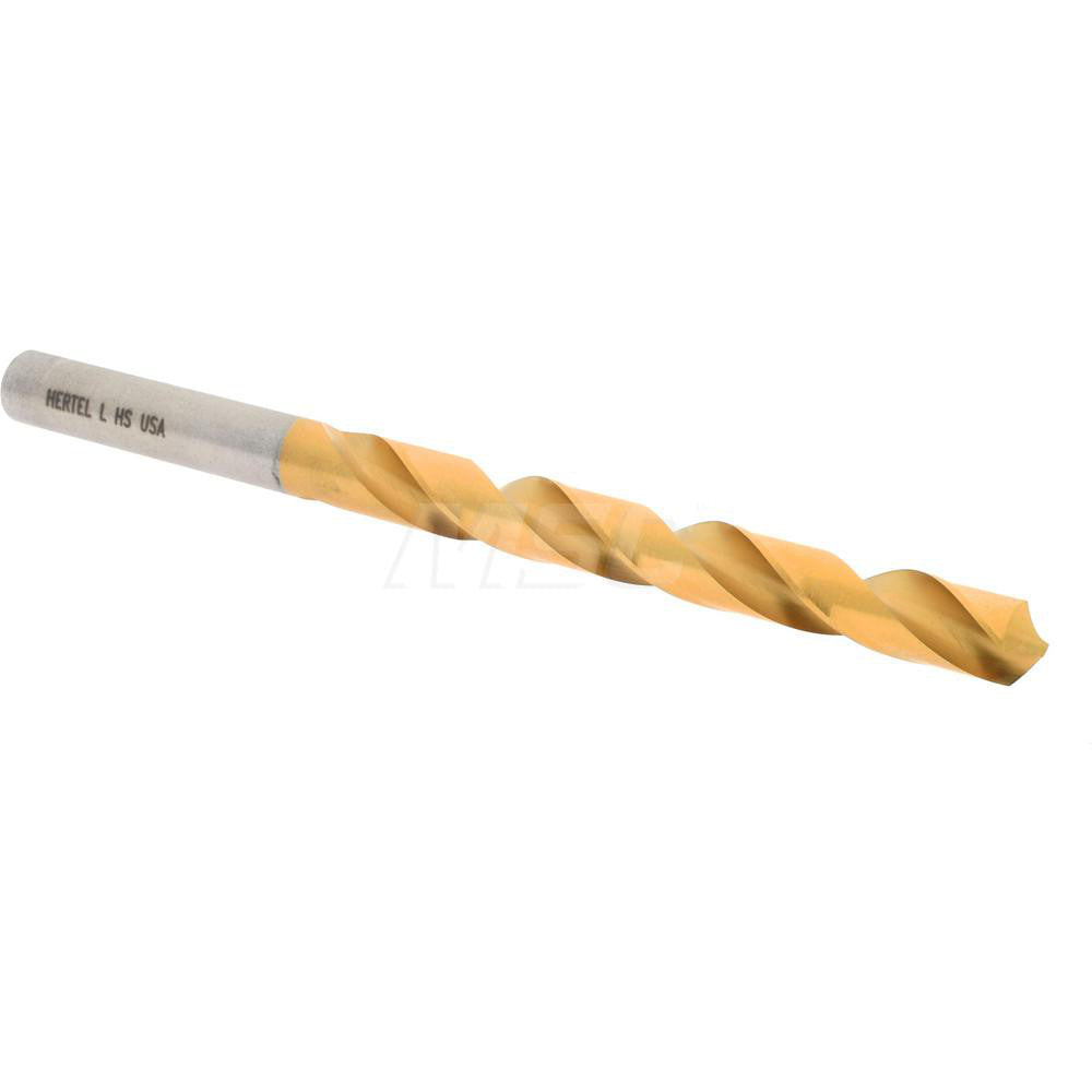 Hertel 84578632 Jobber Length Drill Bit Letter L, 118 °, High Speed Steel