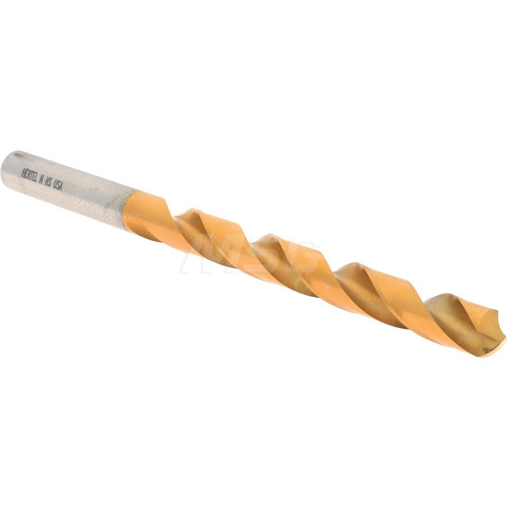 Hertel 84578657 Jobber Length Drill Bit Letter N, 118 °, High Speed Steel