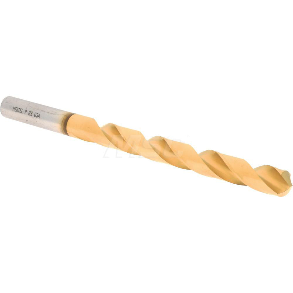 Hertel 84578673 Jobber Length Drill Bit Letter P, 118 °, High Speed Steel