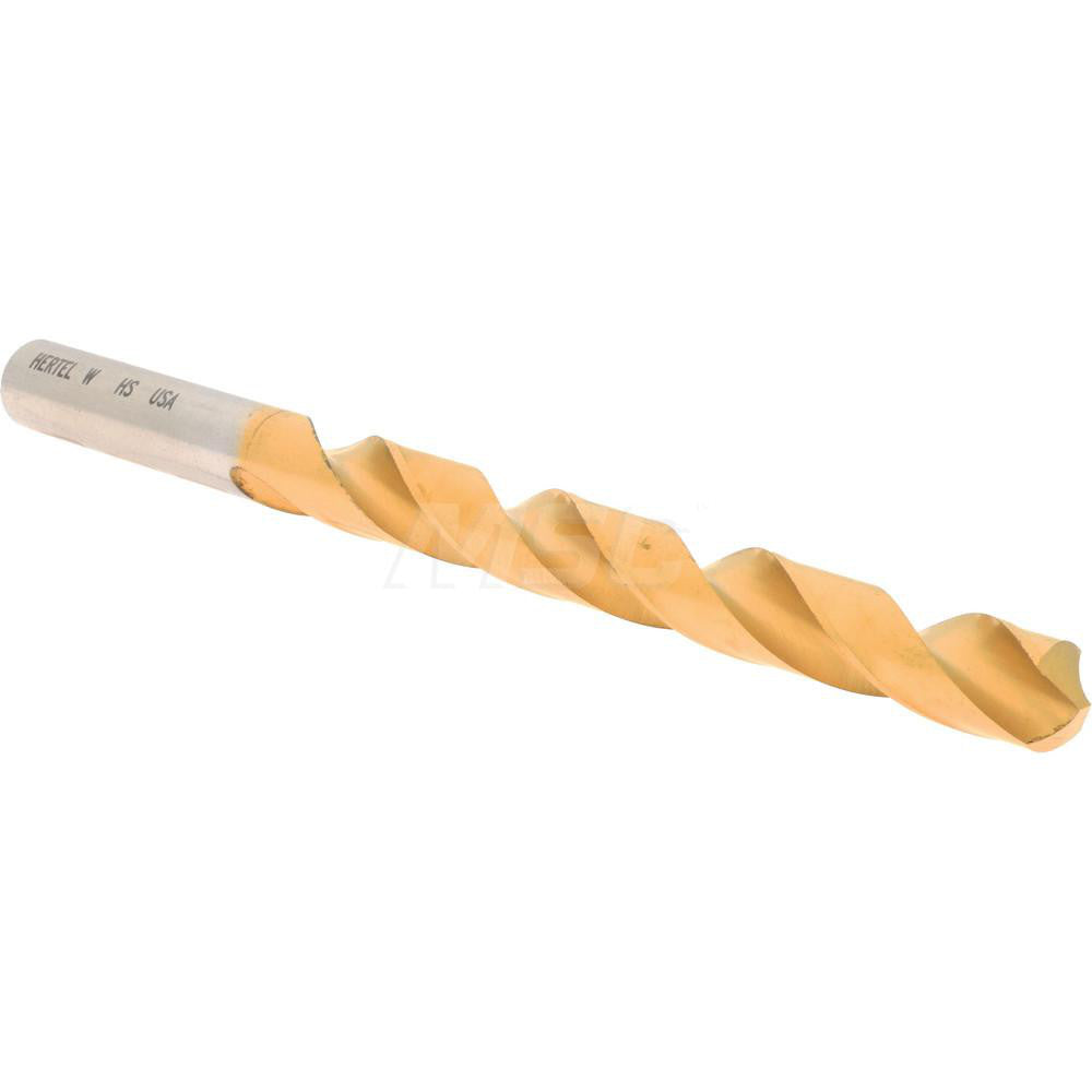 Hertel 84578749 Jobber Length Drill Bit Letter W, 118 °, High Speed Steel