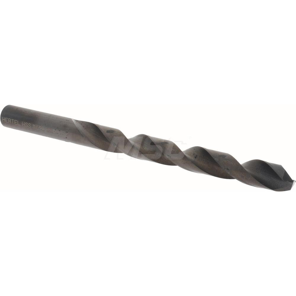 Hertel 300SB 11/32 Jobber Length Drill Bit 11/32" (0.3438) Dia, 135 deg, HSS