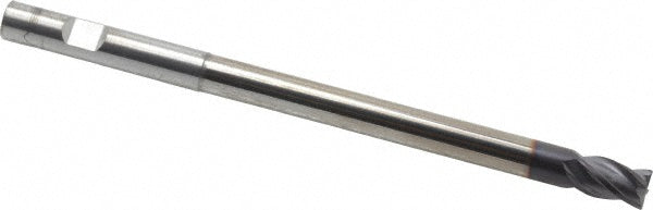 Seco 17002917 Corner Radius End Mill 3/8" Dia, 1/2" LOC, 0.0200" Radius, 4 Flute, Solid Carbide