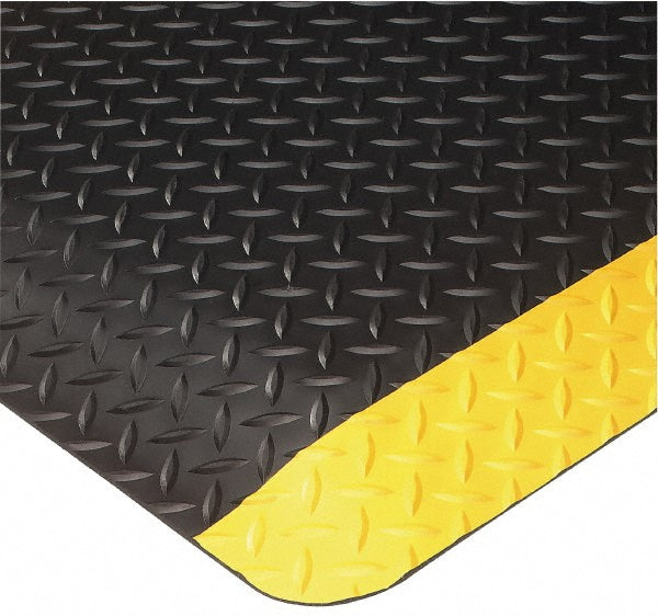 Wearwell 415.916X3X20BYL Anti-Fatigue Mat 20' Long, 3' Wide, 9/16 Thick, Vinyl, Beveled Edges, Heavy-Duty