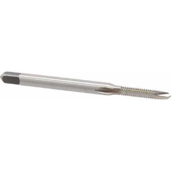 Kennametal 1540369 Spiral Point Tap #3-48 UNC, 2 Flutes, Plug Chamfer, 2B Class of Fit, HSS, Bright/Uncoated Coated