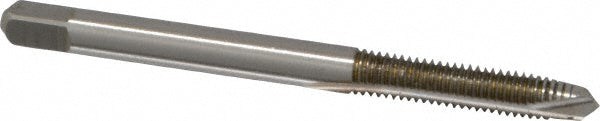Kennametal 1542089 Spiral Point Tap #10-32 UNF, 2 Flutes, Plug Chamfer, 3B Class of Fit, HSS, Bright/Uncoated Coated