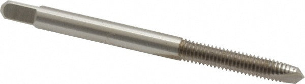 Kennametal 1542112 Spiral Point Tap #10-32 UNF, 2 Flutes, Plug Chamfer, 2B Class of Fit, HSS, Bright/Uncoated Coated