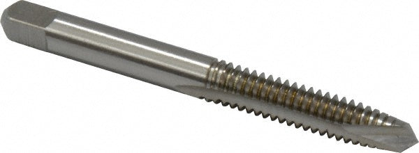 Kennametal 1542158 Spiral Point Tap 1/4-20 UNC, 2 Flutes, Plug Chamfer, 3B Class of Fit, HSS, Bright/Uncoated Coated