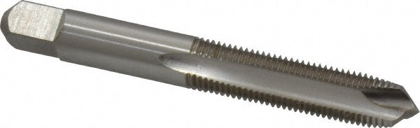 Kennametal 1542613 Spiral Point Tap 3/8-24 UNF, 3 Flutes, Plug Chamfer, 3B Class of Fit, HSS, Bright/Uncoated Coated