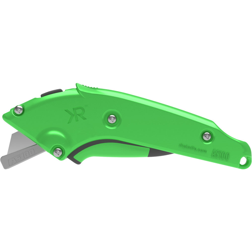 RiteKnife AS100 Utility Knives, Snap Blades & Box Cutters Blade Type Retractable Handle Material Aluminum Blade Material Carbon Steel Blade Length (mm) 60.0000 Handle Length 180.00 Blade Edge Type Straight