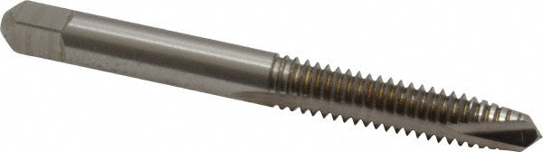 Kennametal 1542228 Spiral Point Tap 1/4-20 UNC, 2 Flutes, Plug Chamfer, 2B Class of Fit, HSS, Bright/Uncoated Coated