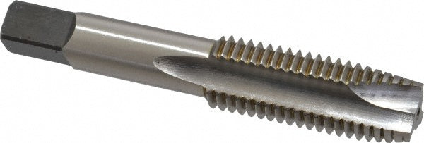 Kennametal 4131167 Spiral Point Tap 3/4-10 UNC, 3 Flutes, Plug Chamfer, 2B/3B Class of Fit, HSS, Bright/Uncoated Coated