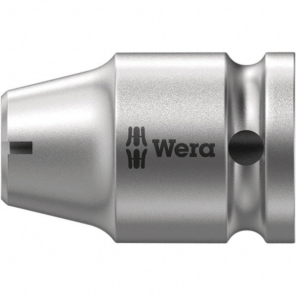 Wera 05344511001 Socket Adapter Square-Drive to Hex Bit, 3/8 & 1/4"