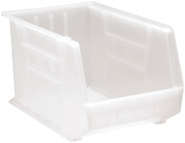 Quantum Storage QUS260CLCS Plastic Hopper Stacking Bin Clear