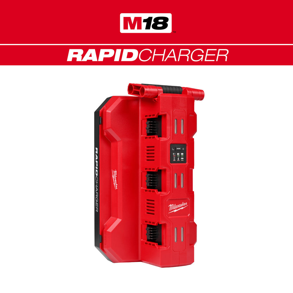 Milwaukee Tool 48-59-1817 Power Tool Chargers Voltage 18V Power Source Plug-In For Use With M18 Batteries Batteries Included No Battery Chemistry Lithium-ion Number of Battery Ports 6
