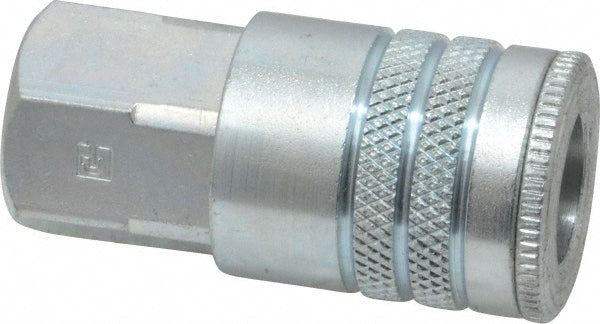 Parker 25C Pneumatic Hose Coupling 1/4-18, 3/8" Body Dia, Industrial Interchange