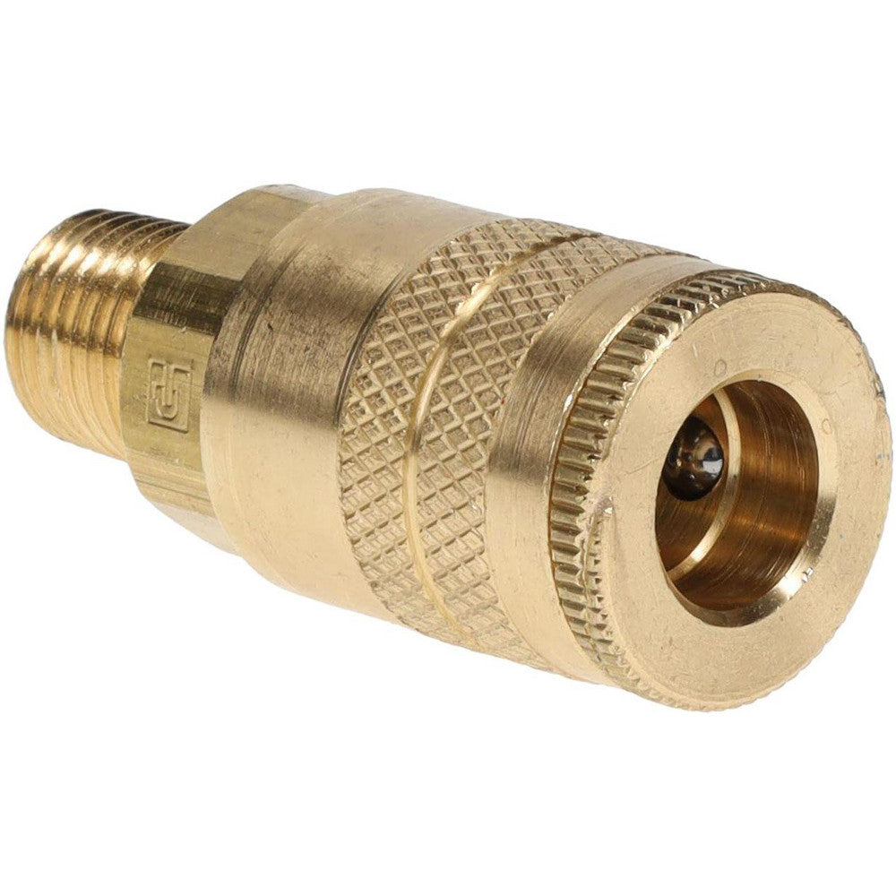 Parker B22 Pneumatic Hose Coupling 1/4-18" Thread, 1/4" Body Dia, Industrial Interchange