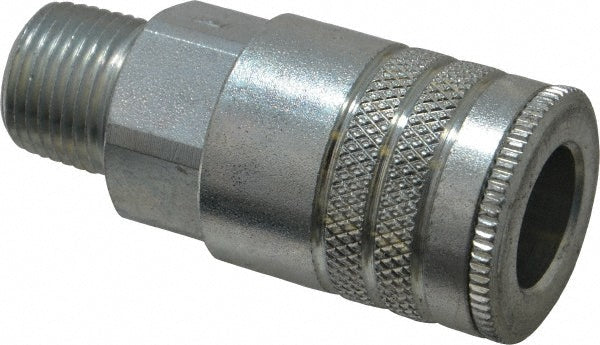 Parker 24 Pneumatic Hose Coupling 3/8-18" Thread, 3/8" Body Dia, Industrial Interchange