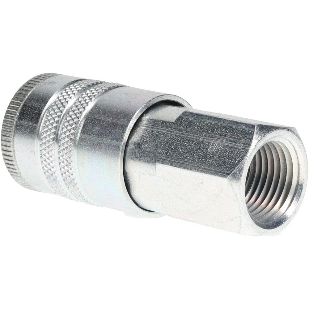 Parker 17 Pneumatic Hose Coupling 1/2-14" Thread, 1/2" Body Dia, Tru-Flate Automotive Interchange