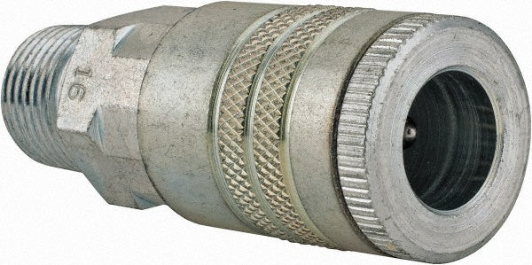 Parker 16 Pneumatic Hose Coupling 1/2-14" Thread, 1/2" Body Dia, Tru-Flate Automotive Interchange