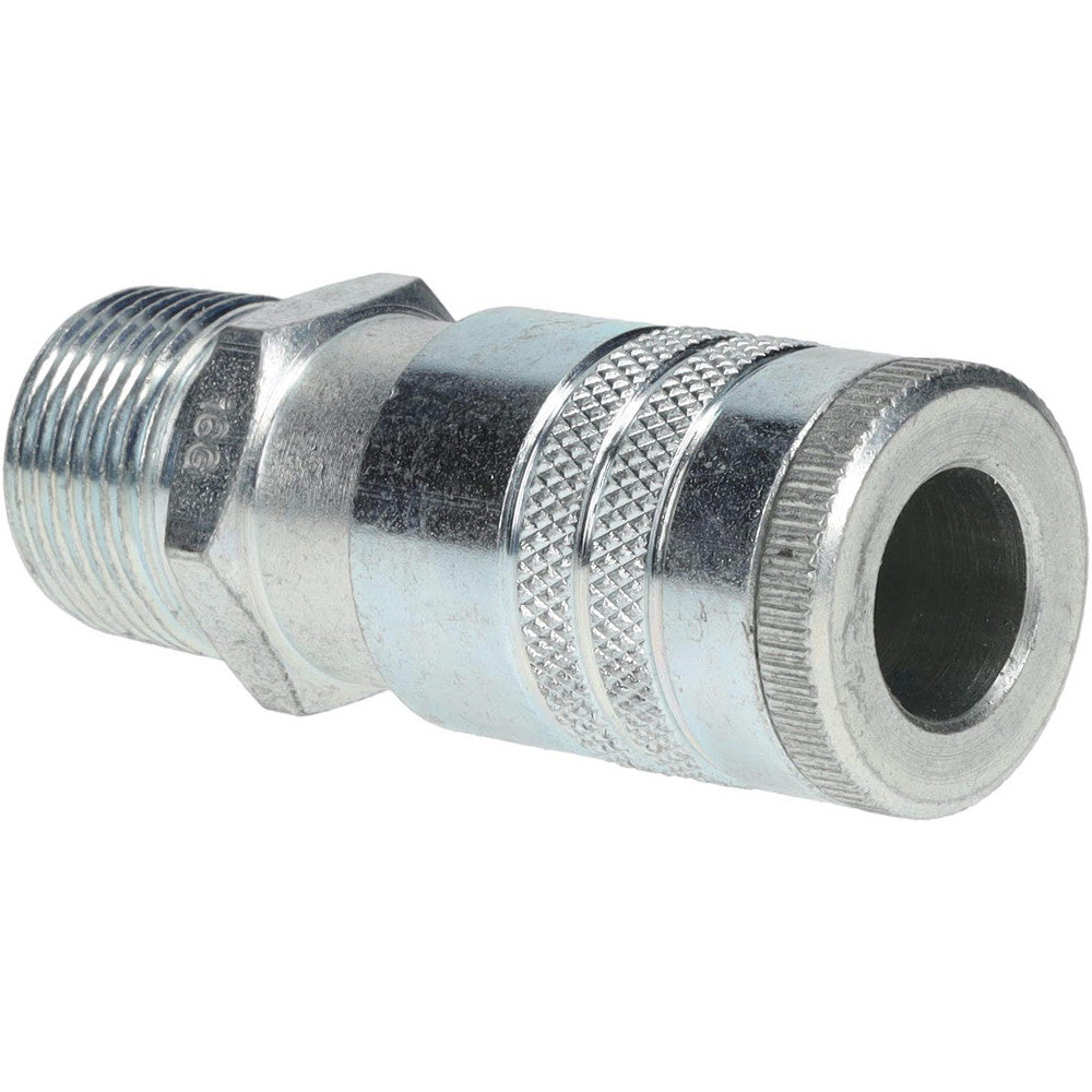 Parker 16G Pneumatic Hose Coupling 3/4-14, 1/2" Body Dia, Tru-Flate Automotive Interchange