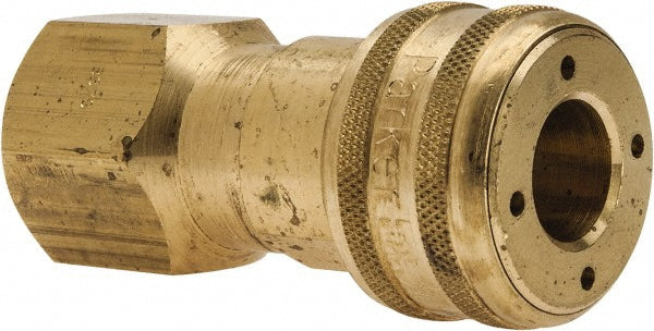 Parker B37G Pneumatic Hose Coupling 3/4-14" Thread, 1/2" Body Dia, Industrial Interchange