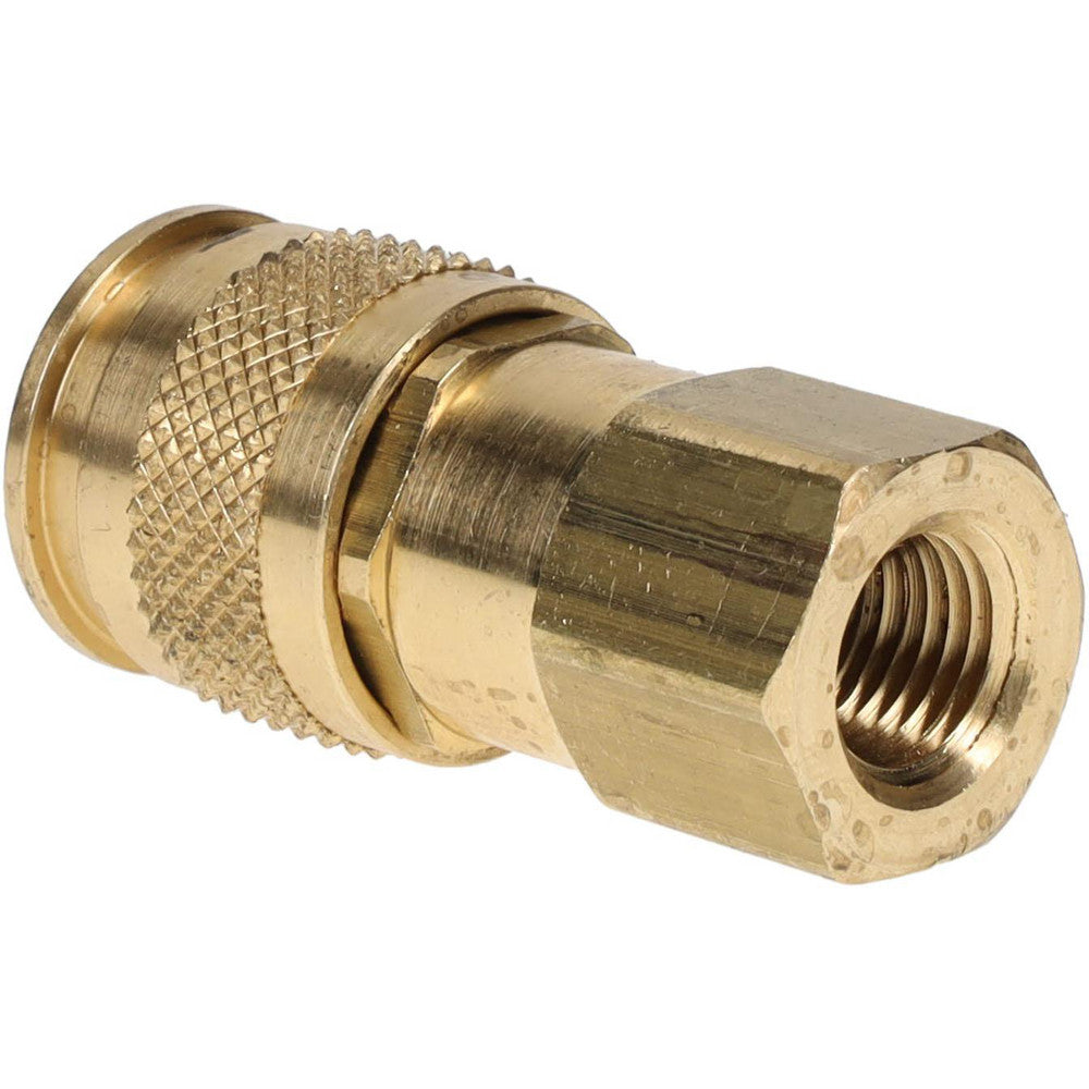 Parker UC-251-4FP Pneumatic Hose Coupling 1/4-18" Thread, 1/4" Body Dia, Industrial Interchange