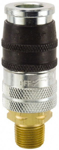 Parker EZ-501-8MP Pneumatic Hose Coupling 1/2-14, 1/2" Body Dia, Industrial Interchange