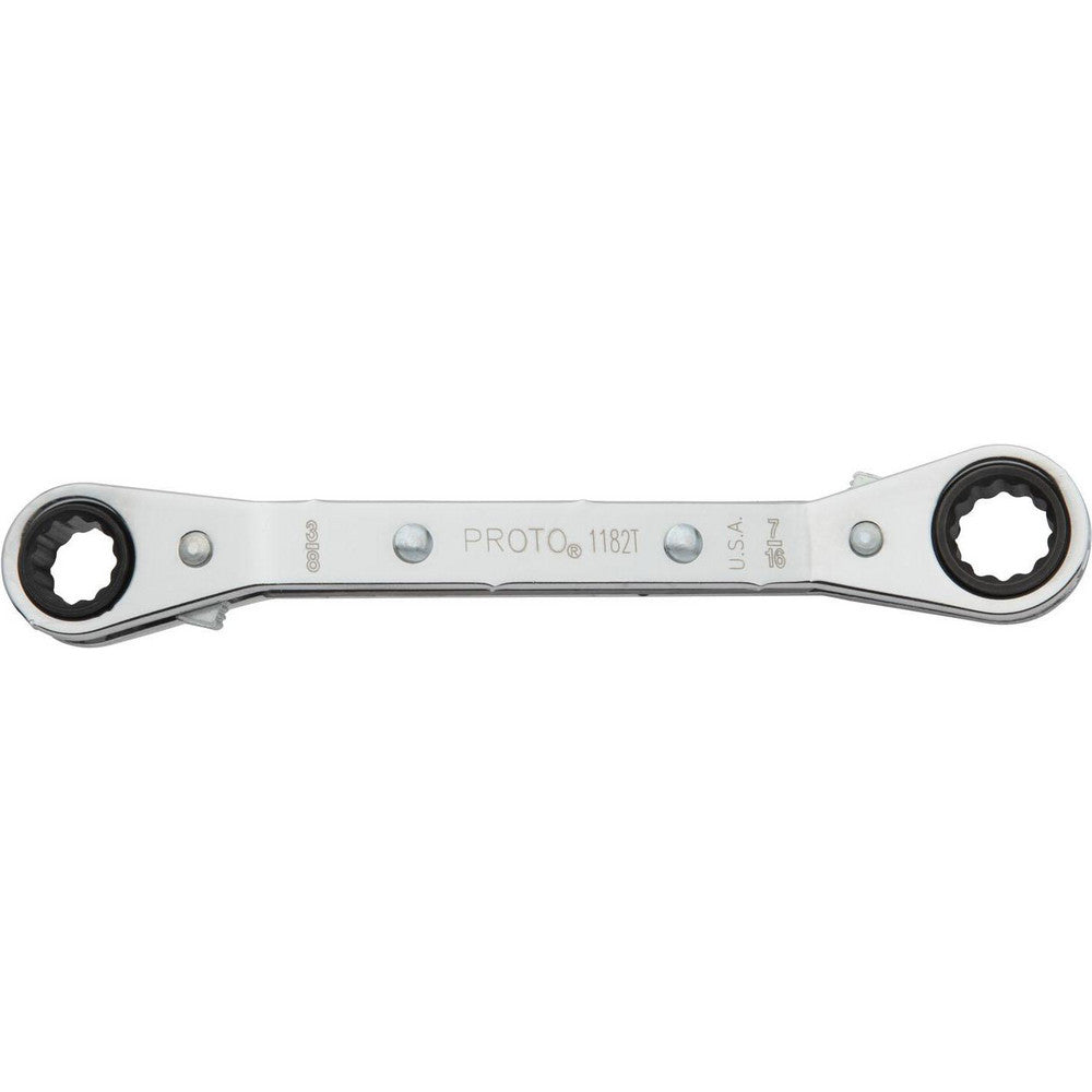 Proto J1182T Offset Box End Wrench 3/8 x 7/16", 12 Point, Double End