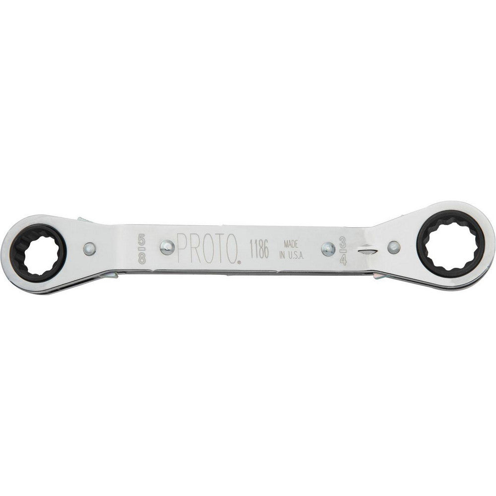 Proto J1186 Offset Box End Wrench 5/8 x 3/4", 12 Point, Double End