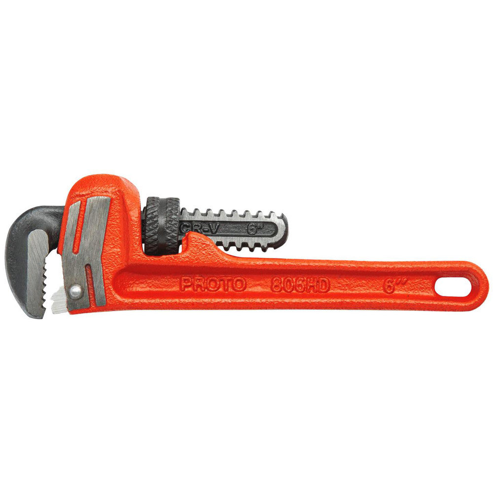 Proto J806HD Straight Pipe Wrench 6" OAL, Steel