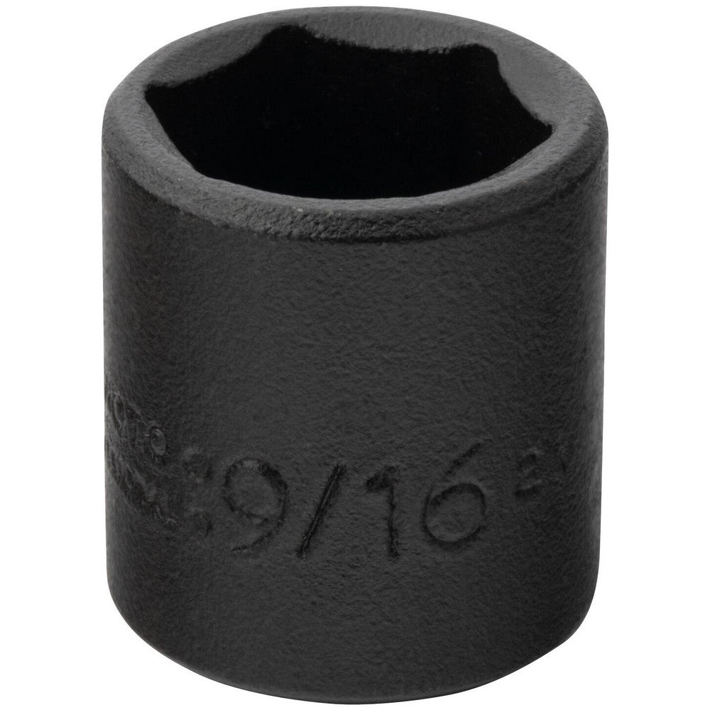 Proto J6918H Impact Socket 1/4" Drive, 9/16" Socket, Hex Drive