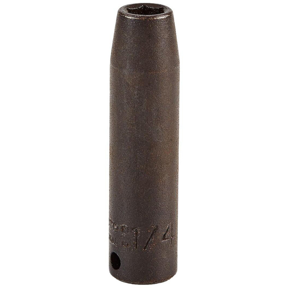 Proto J6508H Impact Socket 1/4" Drive, 1/4" Socket, Hex Drive