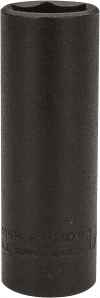 Proto J6516H Impact Socket 1/4" Drive, 1/2" Socket, Hex Drive