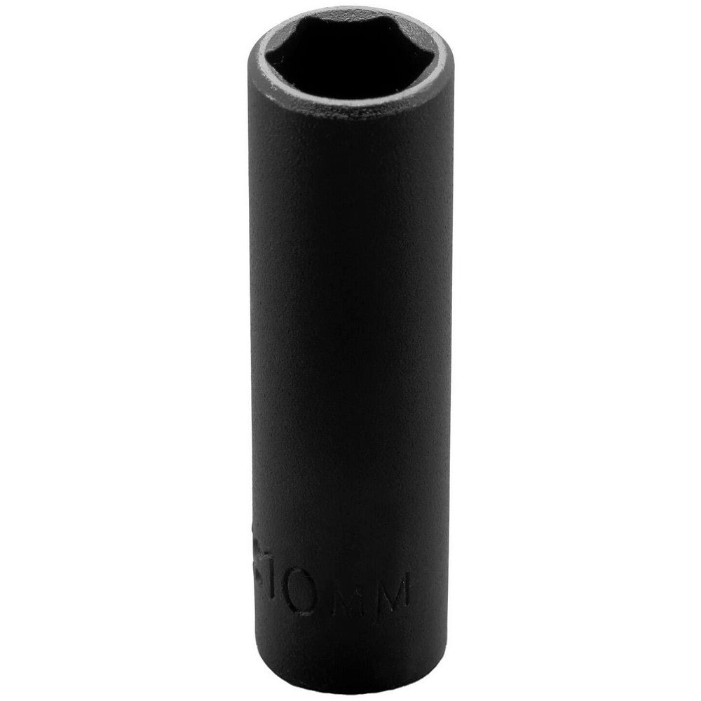 Proto J6510MH Impact Socket 1/4" Drive, 10mm Socket, Hex Drive