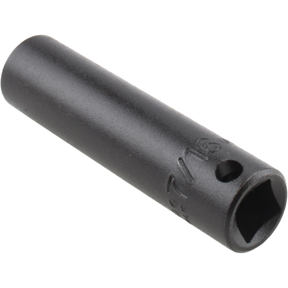 Proto J7714H Impact Socket 3/8" Drive, 7/16" Socket, Hex Drive