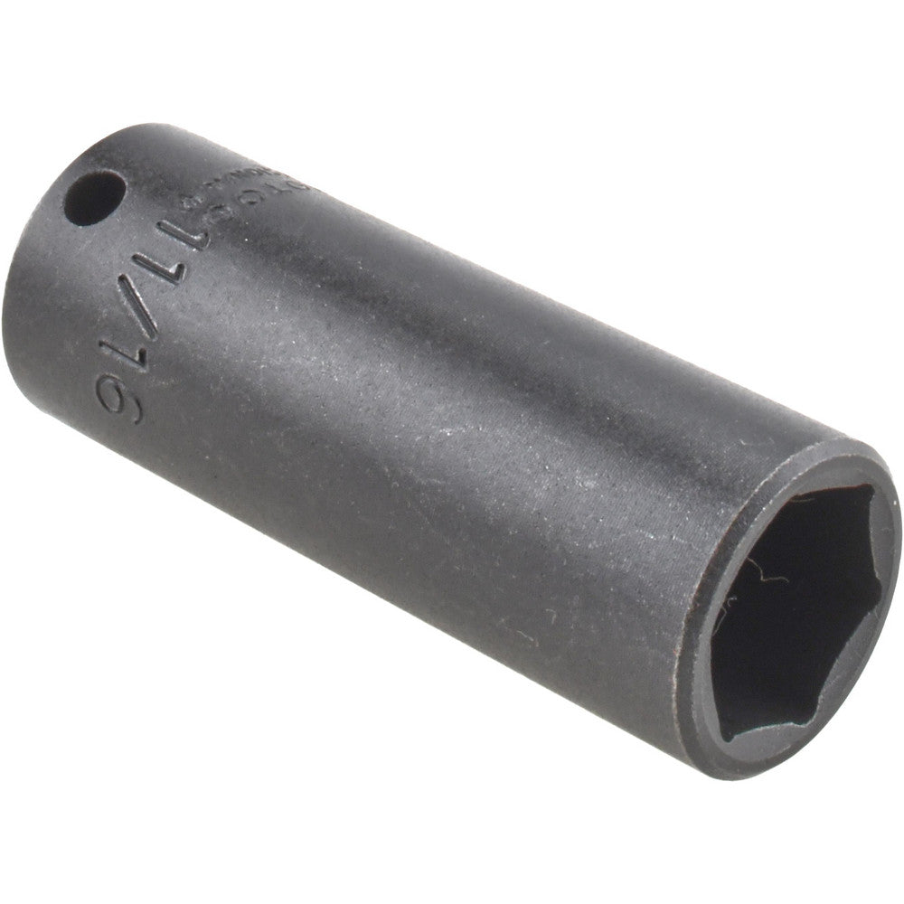 Proto J7722H Impact Socket 3/8" Drive, 11/16" Socket, Hex Drive