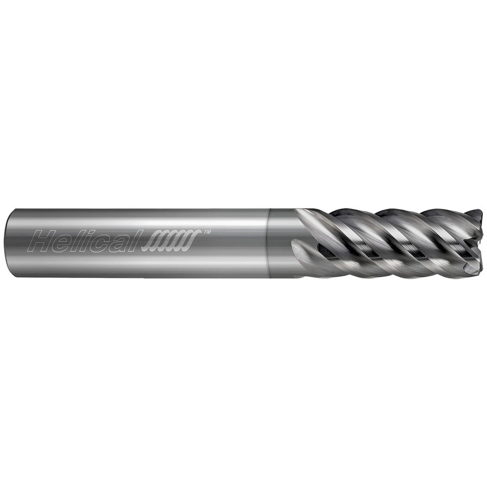 Helical Solutions 83680 Corner Radius End Mill 1/2" Dia, 1-1/4" LOC, 0.1250" Radius, 3 Flute, Solid Carbide