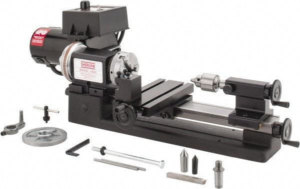 Sherline 4000A 3-1/2" x 8" Miniature Lathe Frequency, 100/240 V