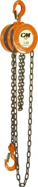 CM 2262A Manual Hand Chain Hoist 2000 lb Capacity, 20' Max Lift