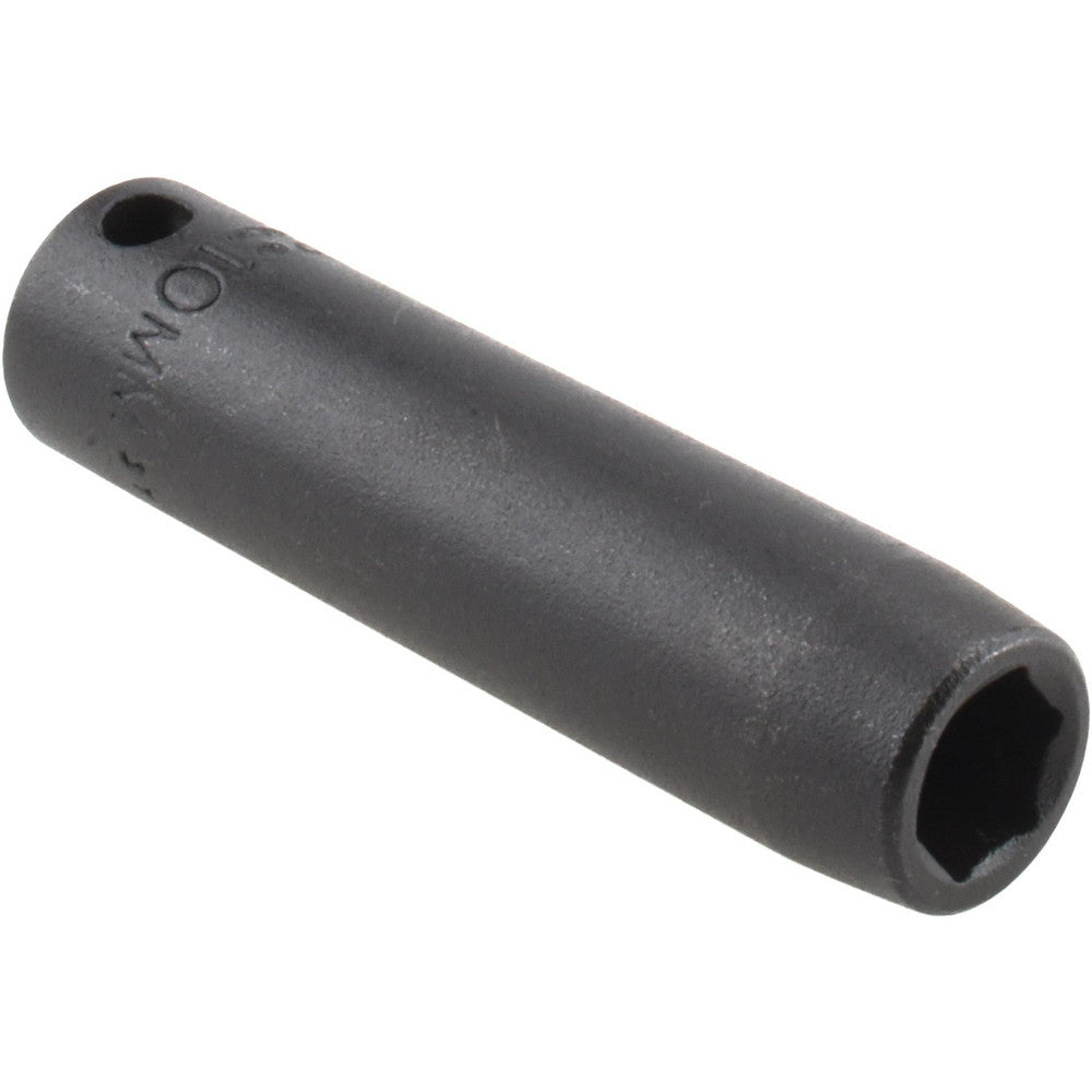 Proto J7010M Impact Socket 3/8" Drive, 10mm Socket, Hex Drive