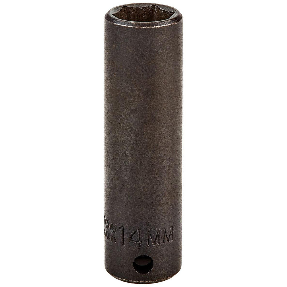 Proto J7014M Impact Socket 3/8" Drive, 14mm Socket, Hex Drive