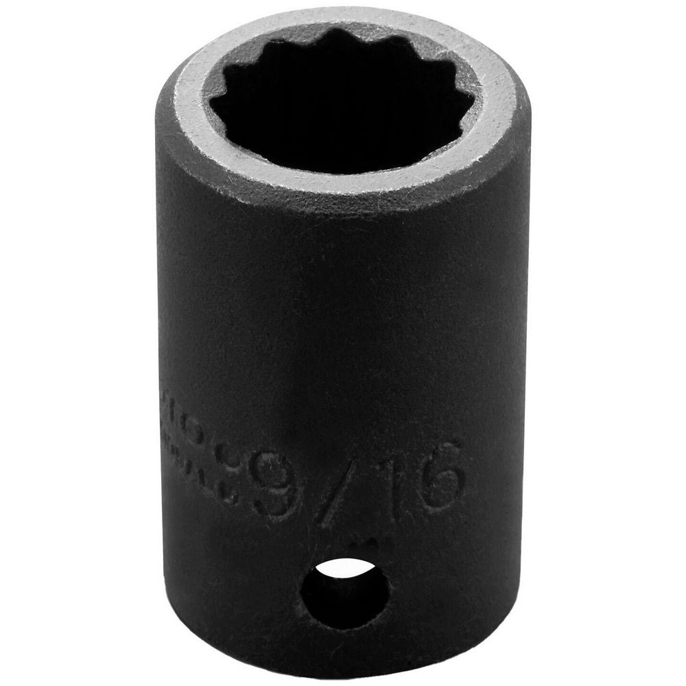 Proto J7418 Impact Socket 1/2" Drive, 9/16" Socket