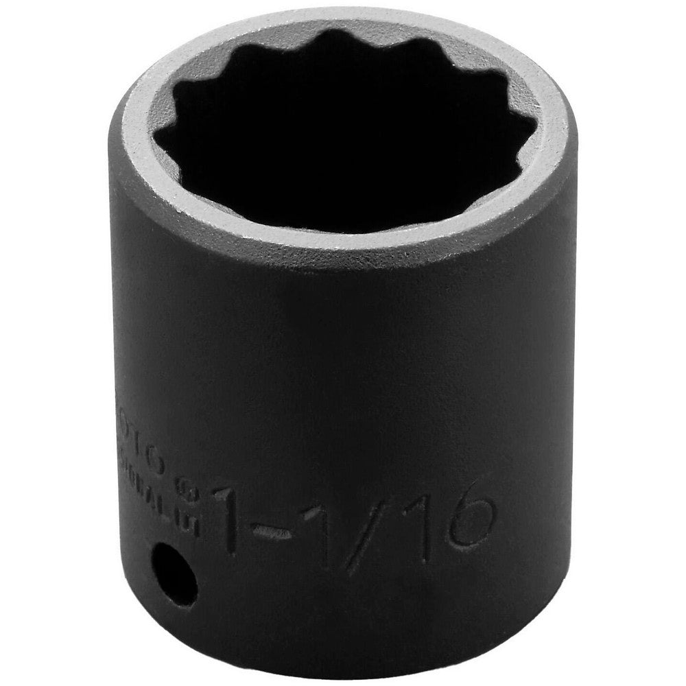 Proto J7434 Impact Socket 1/2" Drive, 1-1/16" Socket