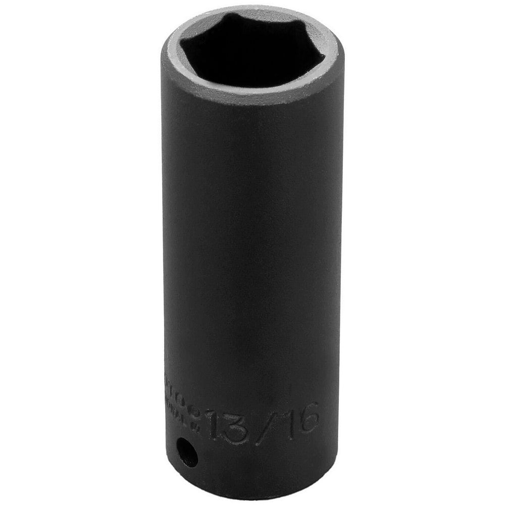 Proto J7326H Impact Socket 1/2" Drive, 13/16" Socket, Hex Drive