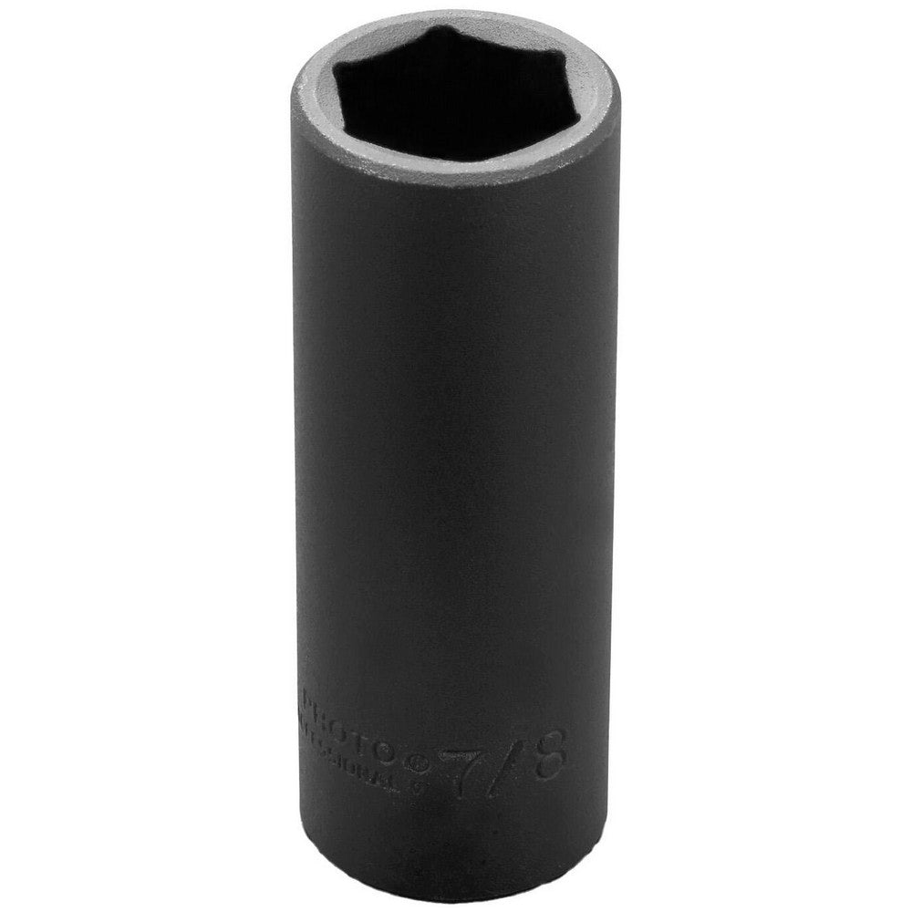 Proto J7328H Impact Socket 1/2" Drive, 7/8" Socket, Hex Drive
