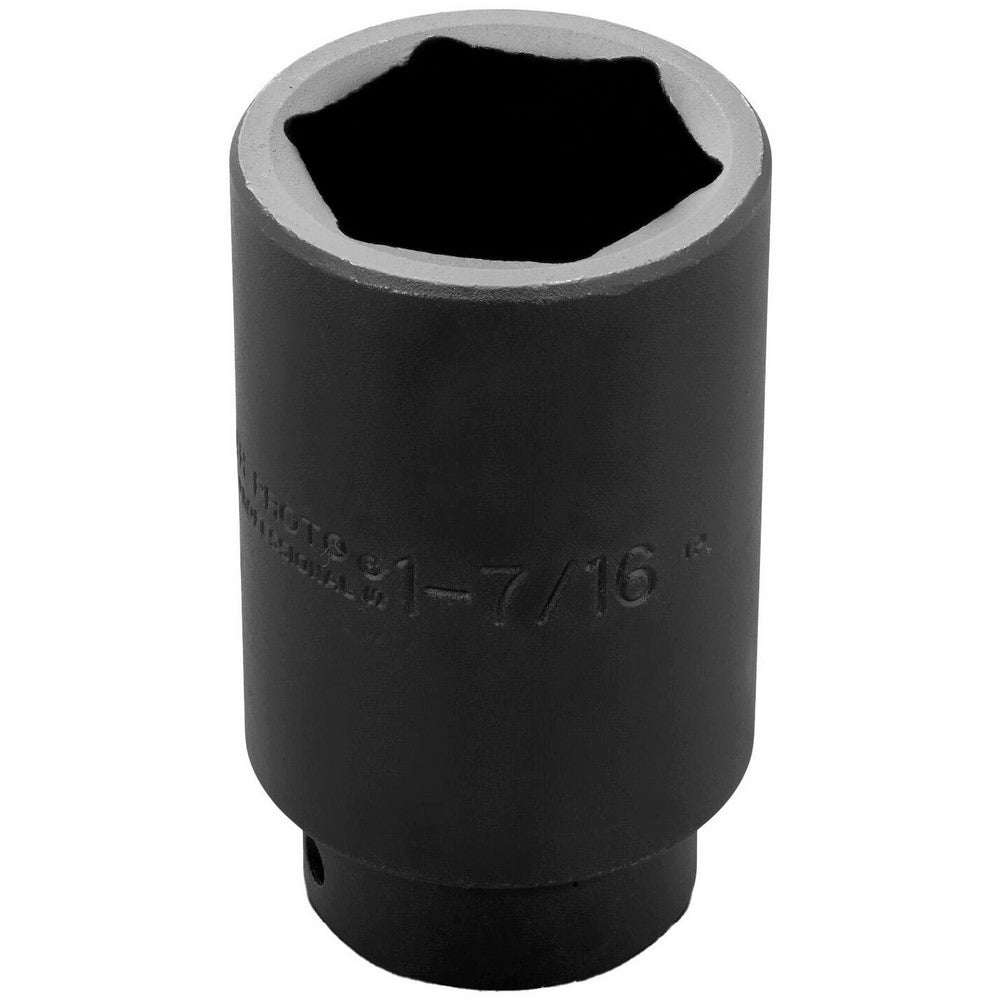 Proto J7346H Impact Socket 1/2" Drive, 1-7/16" Socket, Hex Drive