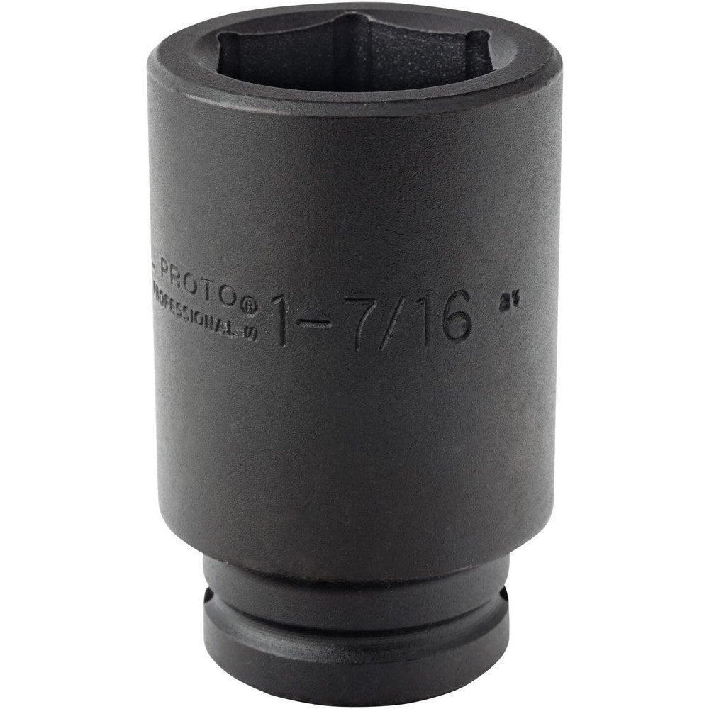 Proto J07523L Impact Socket 3/4" Drive, 1-7/16" Socket, Hex Drive